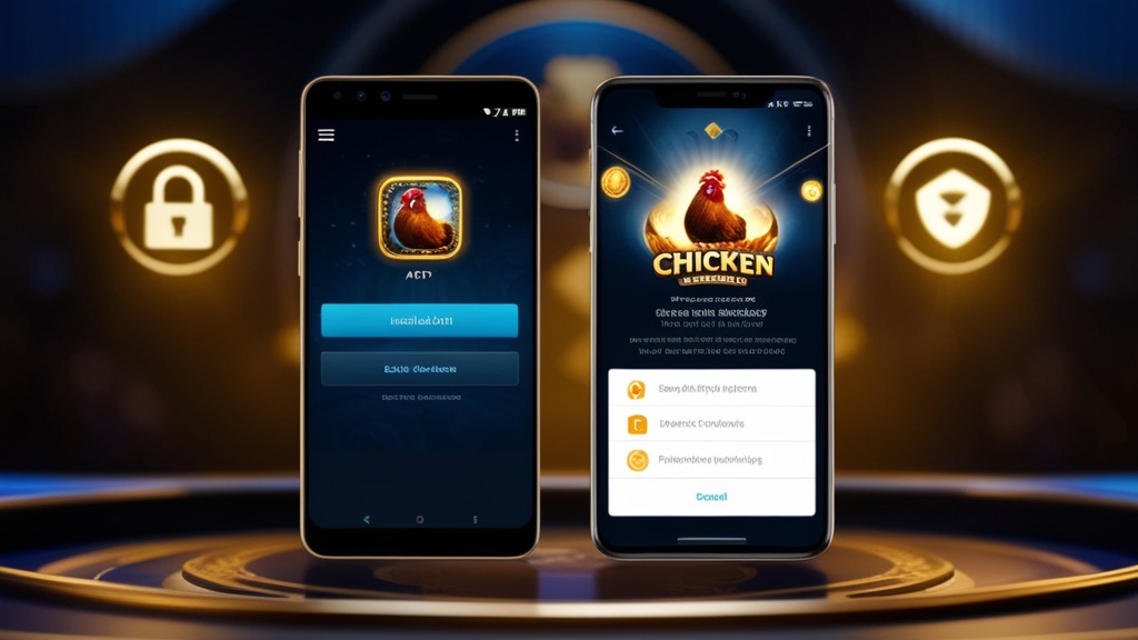 Telefono Android con schermata APK e controlli di sicurezza